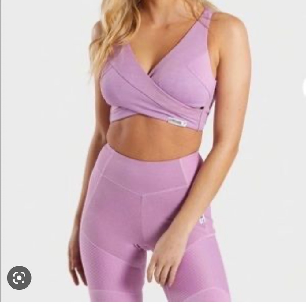 Gymshark purple sports bra